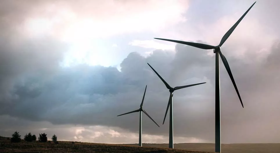 Består vinden av energi?