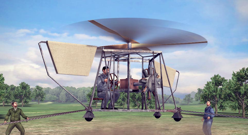 Helikoptereksperimentet (Oszkár Asboth, 1928)