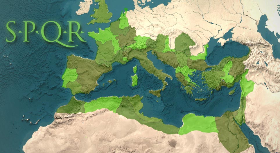 Provinser og bosetninger i antikkens Roma