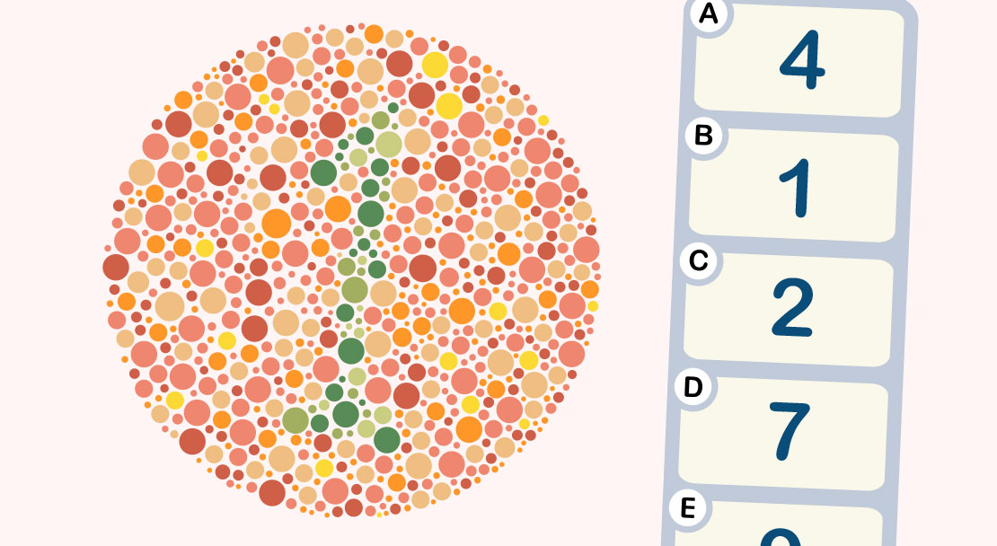 Teste de visão de cores