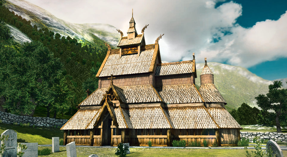 Igreja de madeira (Borgund, século XIII)