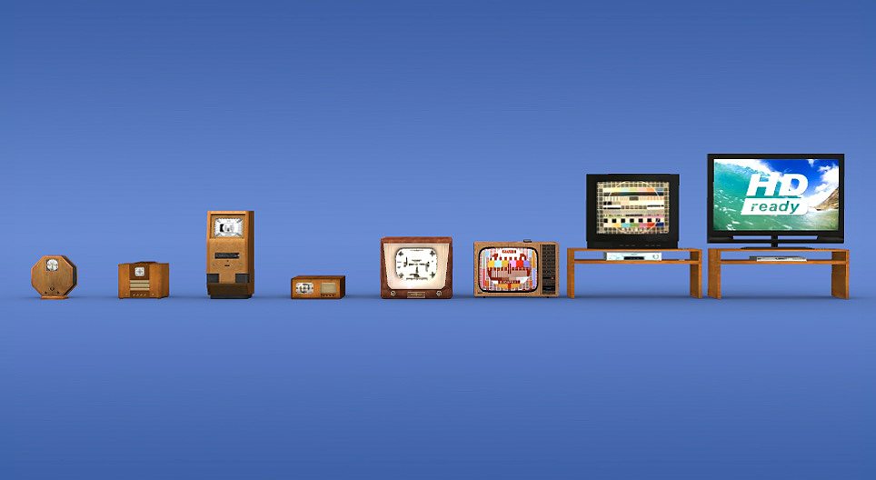 História do aparelho de televisão