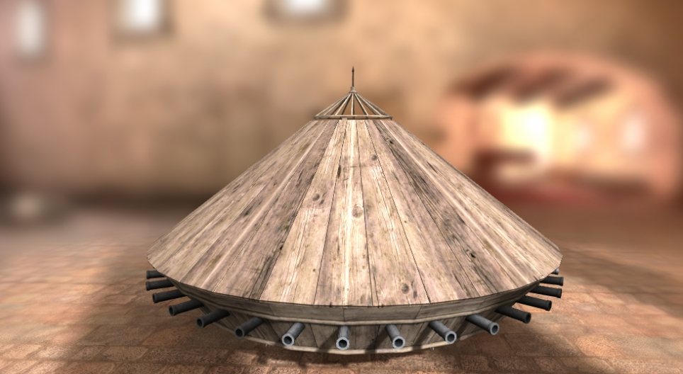 Inventos de Leonardo da Vinci - Carro blindado