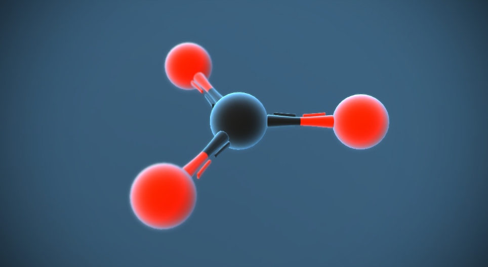 Íon de carbonato (CO₃²⁻)