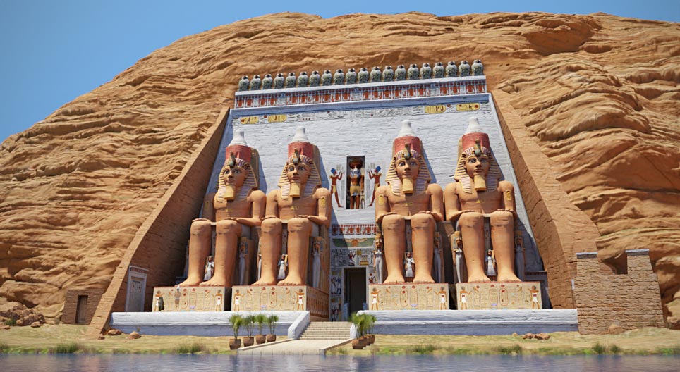 Os templos de Abu Simbel