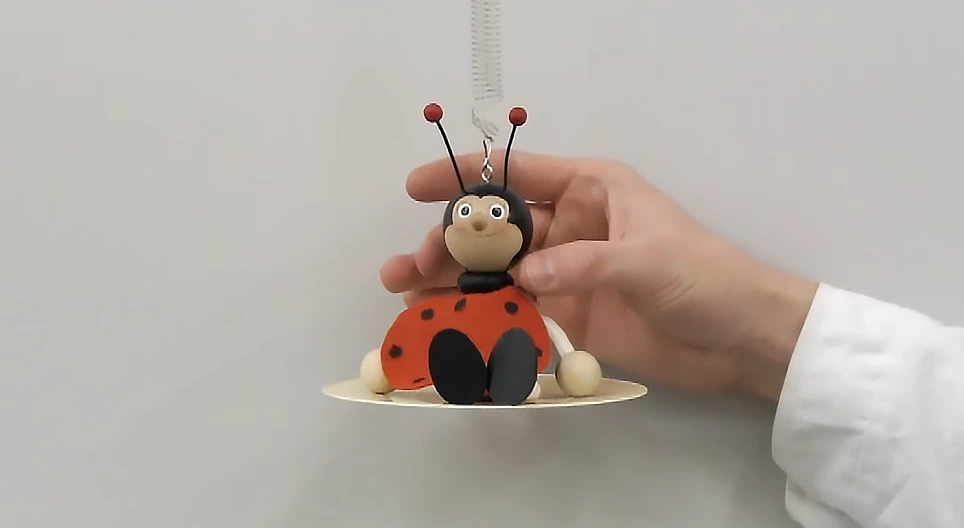 Damped oscillation on a spring II.