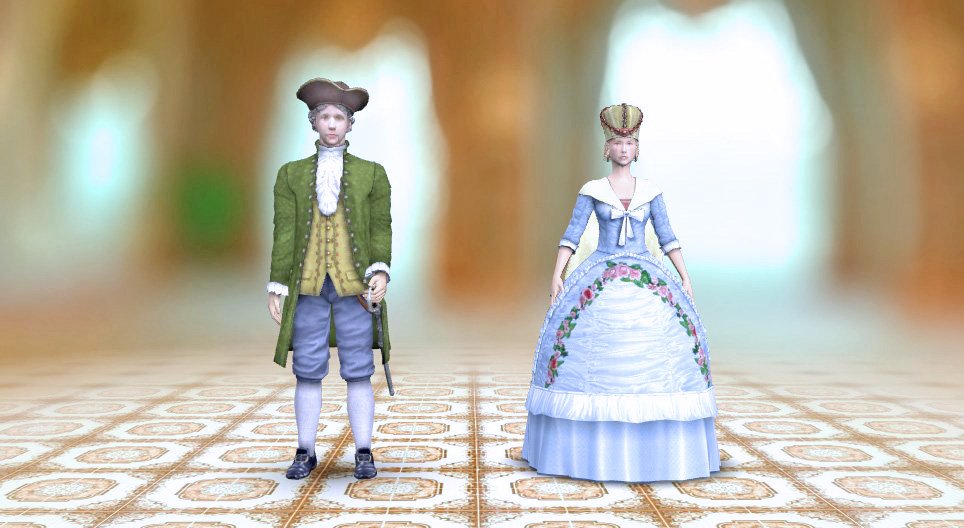 Kroje západnej Európy (Nový vek, 18. storočie)