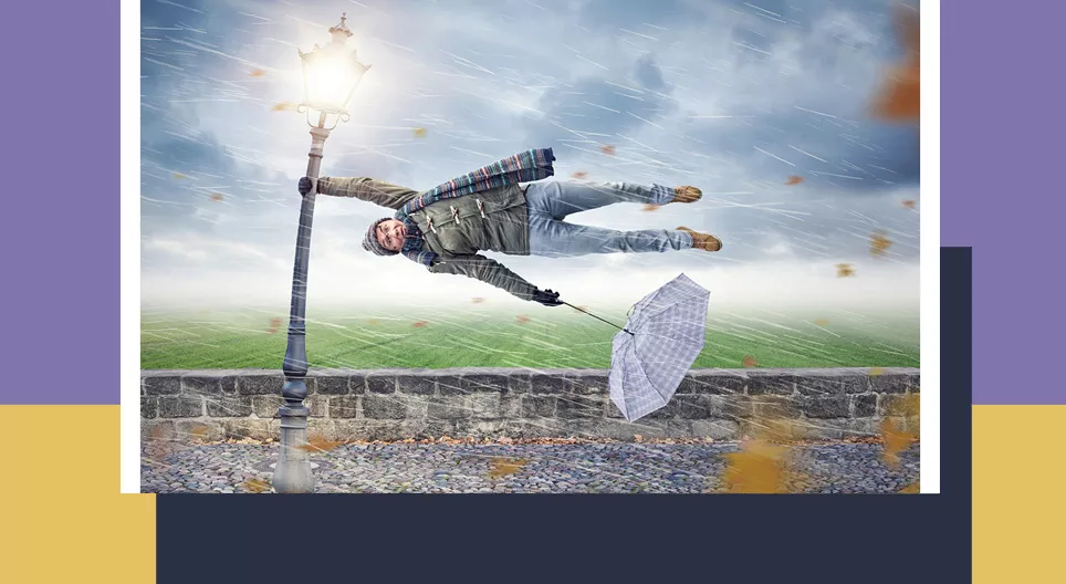 Kiša pada, vetar duva