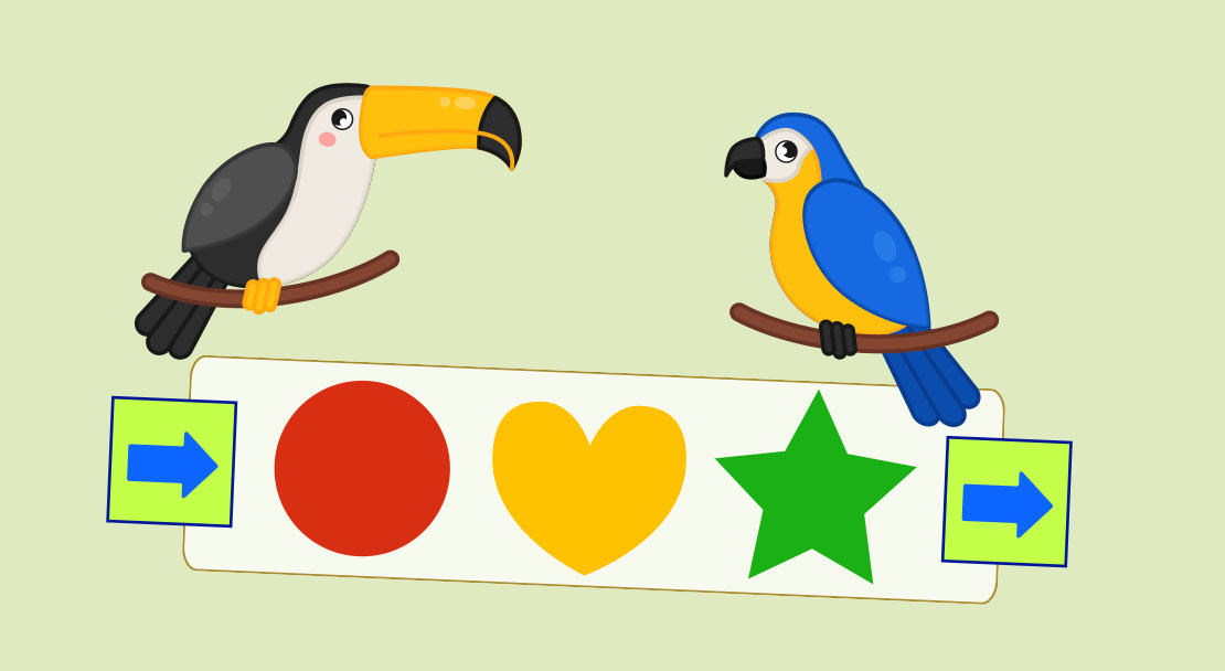 Följ linjemönstret