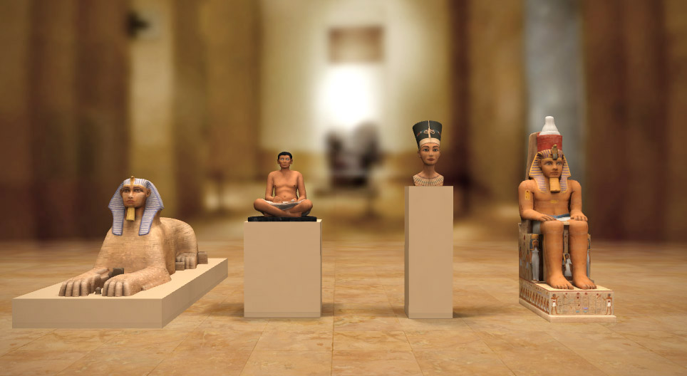 Skulpturen i den forntida Egypten