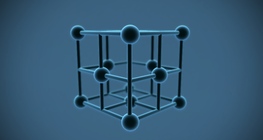 Face-centred cubic metal lattice