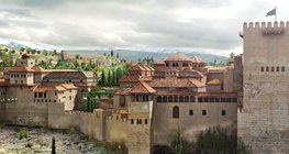 The Alhambra in the 16th century (Spain)