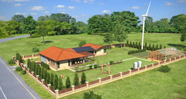 House without carbon-dioxide emission