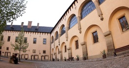 Renaissance courtyard