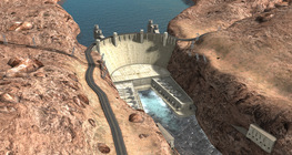 Hydroelectric power plant (Hoover Dam, USA)