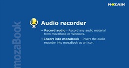 mozaBook - Audio recorder