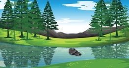 The effects of flowing waterbodies in the mountains