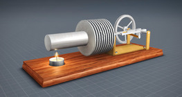 Stirling engine - hot-air engine
