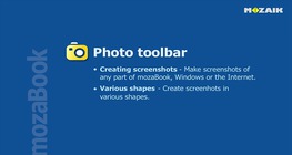 mozaBook - Screenshot