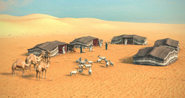 Bedouin camp