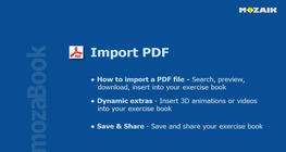 mozaBook - Импортиране на PDF файлове