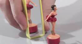 Ballerina in the mirror