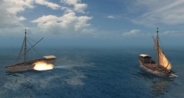 Medieval Arab torpedo (Hassan Al Rammah, 13th century)