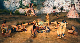 Native American settlement (Crow Nation)