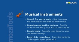 Musical instruments worksheet tutorial