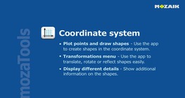 Координатна система, ръководство за работа