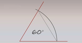 Plotting a 60° angle