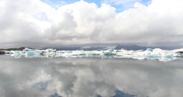 Icelandic glacial lagoon