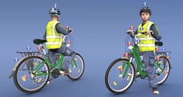 Safety equipment of bicycles