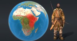 The spread of Homo sapiens on Earth