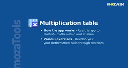 Multiplication table tutorial