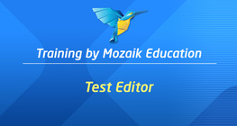 Test Editor