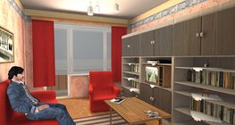 Typical flat in Hungary in the 1980s