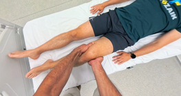 Palpation of the arteries in the lower limbs – POV