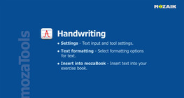 Handwriting tutorial