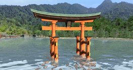 Torii (gateway) of the Itsukushima Shrine