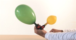 The pressure equalises