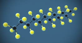Polytetrafluoroethylene, teflon (C₂F₄)n