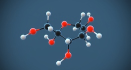 Beta-D-fructose (fruit sugar) (C₆H₁₂O₆)