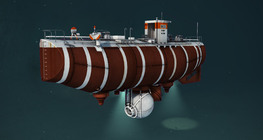 The bathyscaphe Trieste