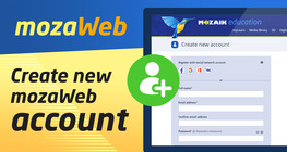 How to create an account on mozaWeb