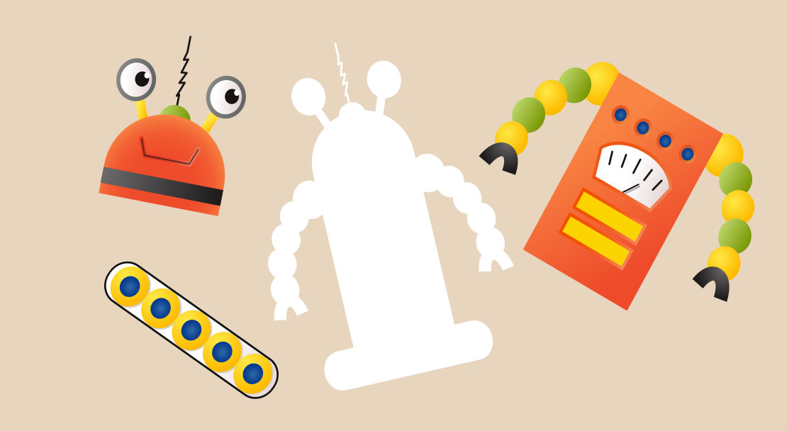 Robot monte edin