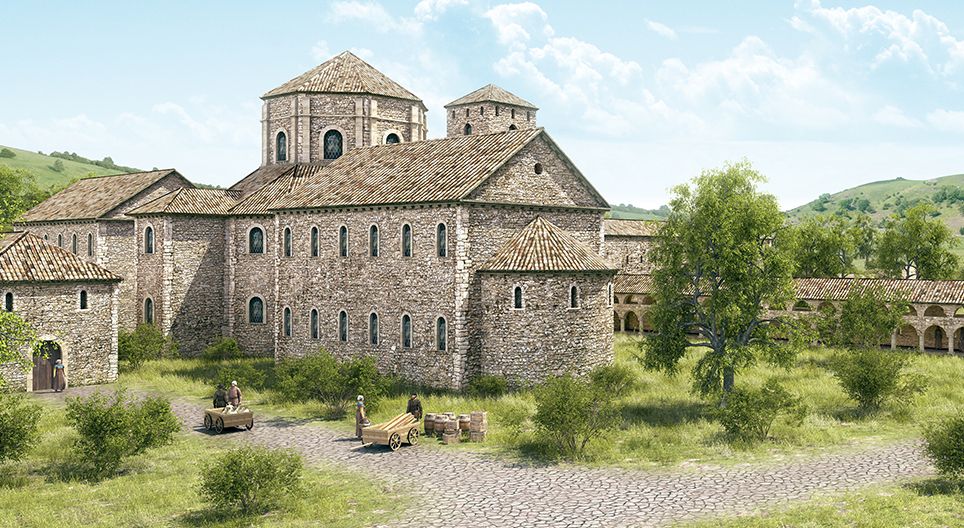 Імператорський палац Карла Великого (Аахен 9 століття)