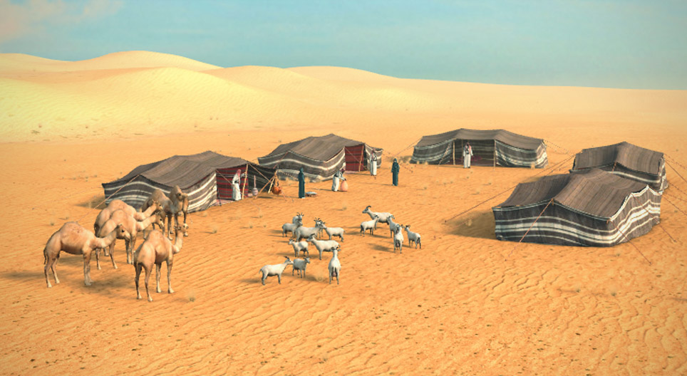 Trại của người Bedouin